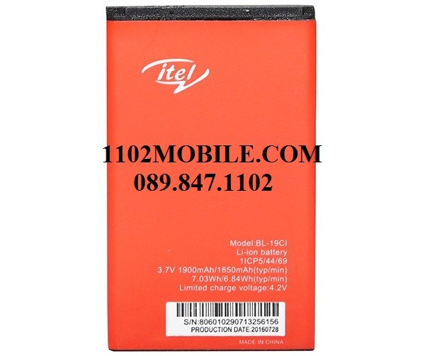 PIN ĐIỆN THOẠI ITEL A13 BL-24EI ZIN HÃNG