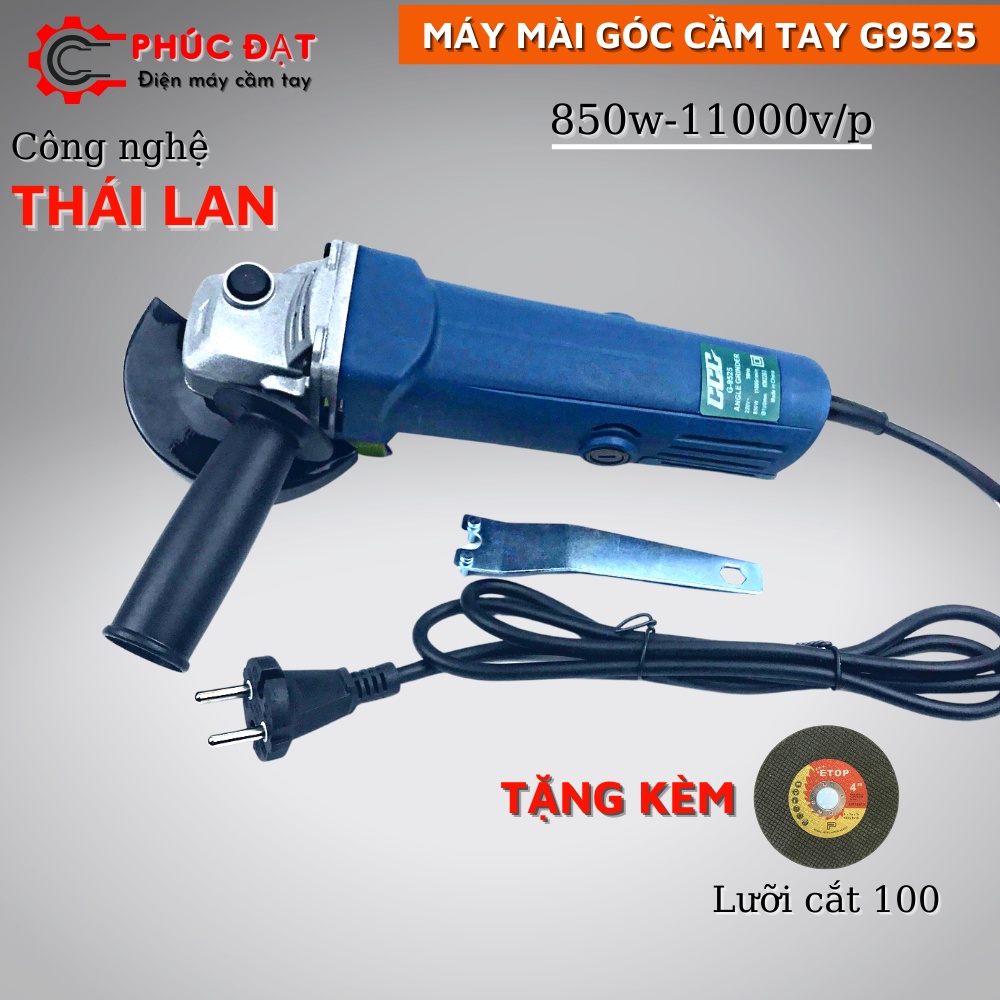 Máy mài, Máy cắt cầm tay mini G9525, công suất 850w lõi đồng 100%, công tắc đuôi siều bền