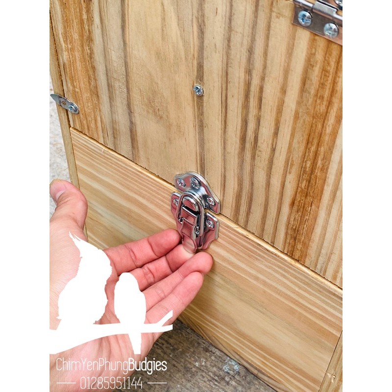 TỔ ĐẺ VẸT SUNCONURE (có niềng lỗ, móc treo, lõm gom trứng) CHẤT LIỆU THÔNG NHẬP KHẨU.