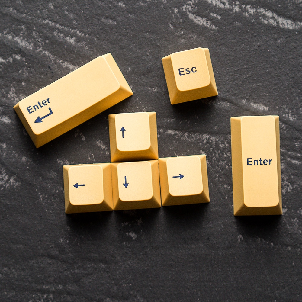 Bộ keycap gmk Rudy clone PBT OEM giá rẻ, 126 nút kèm các nút màu