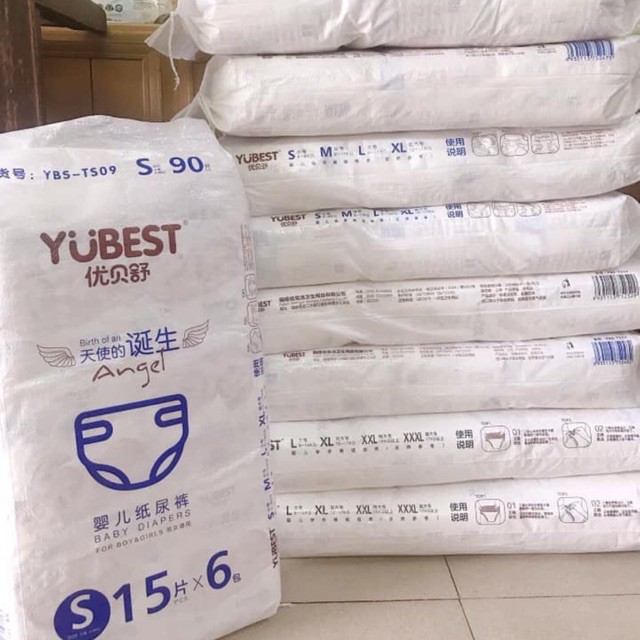 Bỉm YUBEST Angel / Yubest Gold / Yubest Natural quần/dán giá rẻ S132, M108, L96, XL84, XXL72, S90, M84, L78, XL72, XXL66