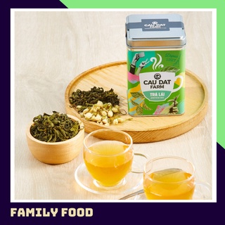 Trà Nhài Cầu Đất Farm Hộp Thiếc 100g hương thơm nhẹ nhàng