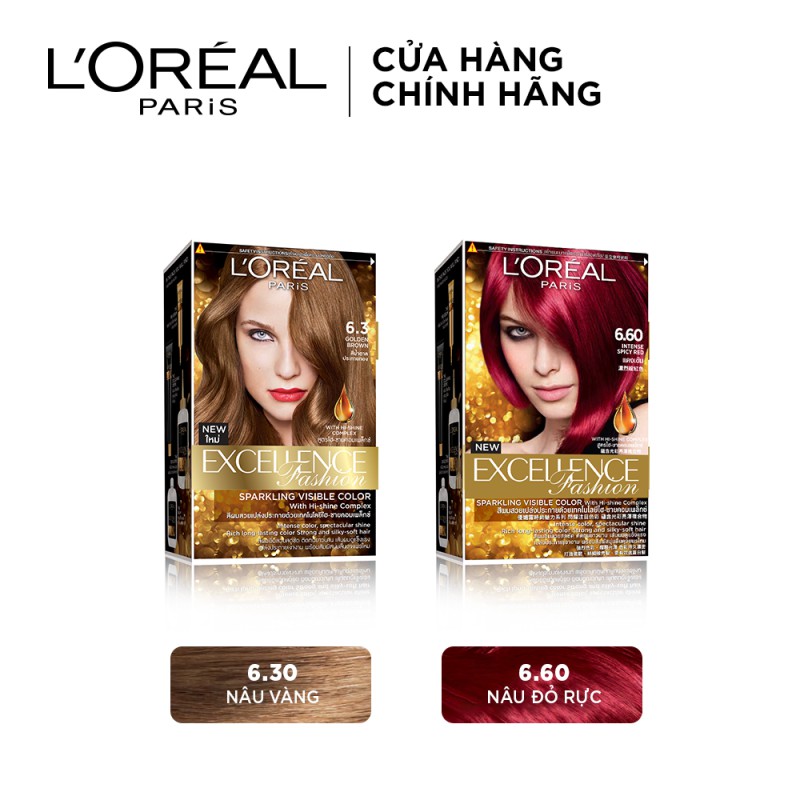 Kem nhuộm dưỡng tóc thời trang L'Oreal Paris Excellence Fashion 172ml | BigBuy360 - bigbuy360.vn