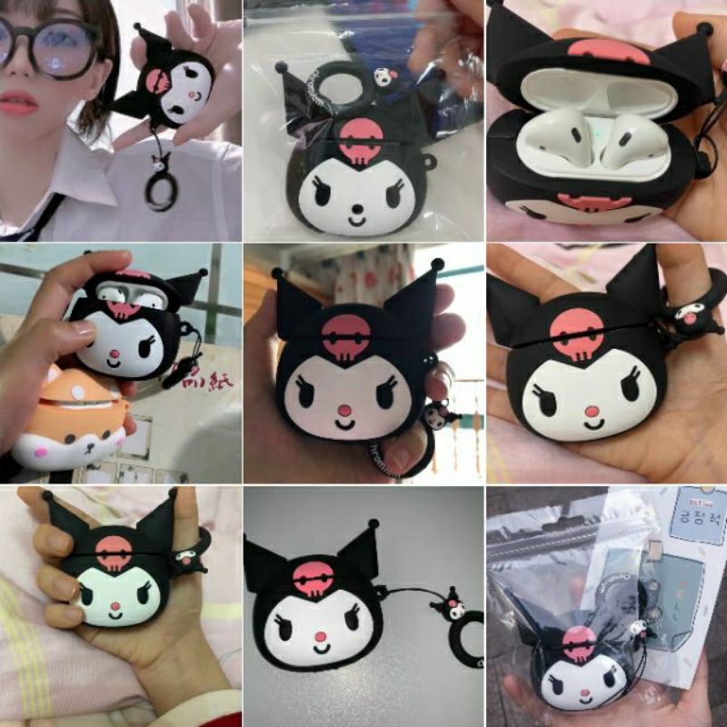 (Order 7 ngày) Case bảo vệ Airpods Pro/1/2 sanrio phù thủy koromi/ mèo kitty charmmy/ sói và cừu/ bạch tuyết