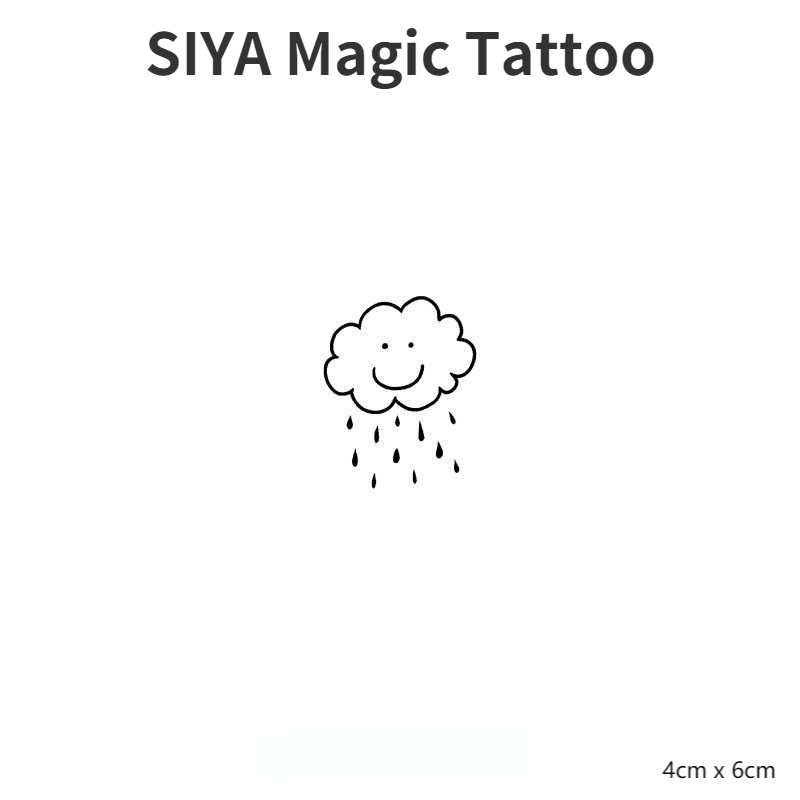 【SIYA Magic Tattoo】Hình Xăm Dán Tạm Thời Chống Nước 4cm X 6cm 15 Ngày