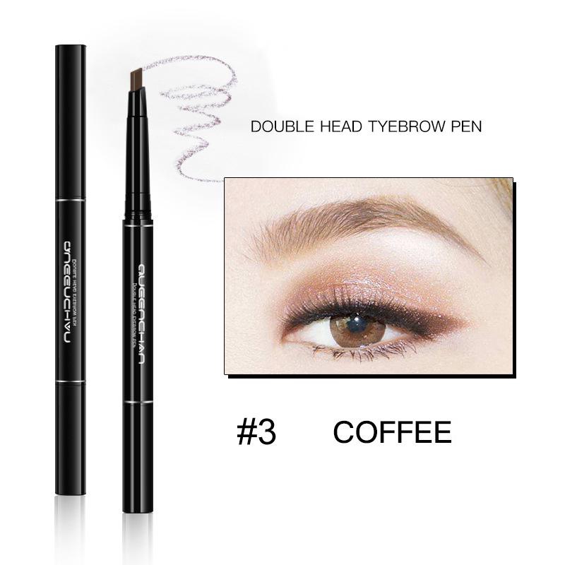 Chì kẻ mày 2 đầu lâu trôi kháng nước tích hợp cọ thuận tiện sử dụng