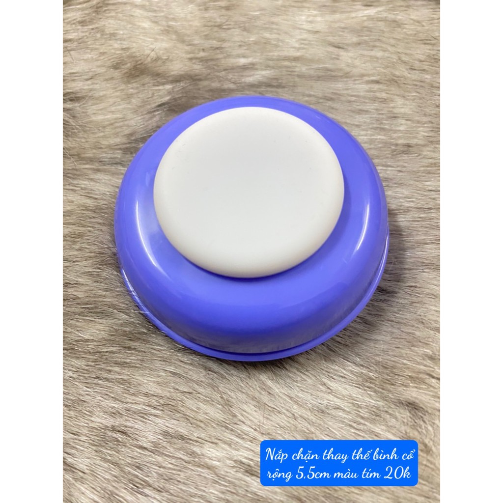 Bộ nắp chặn thay thế bình trữ sữa cổ rộng 160ml/240ml