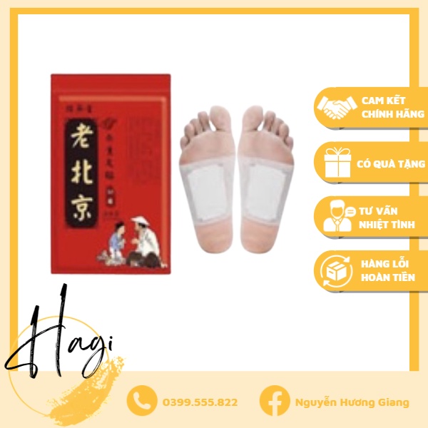 Miếng dán chân ngải cứu thải độc Bắc Kinh
