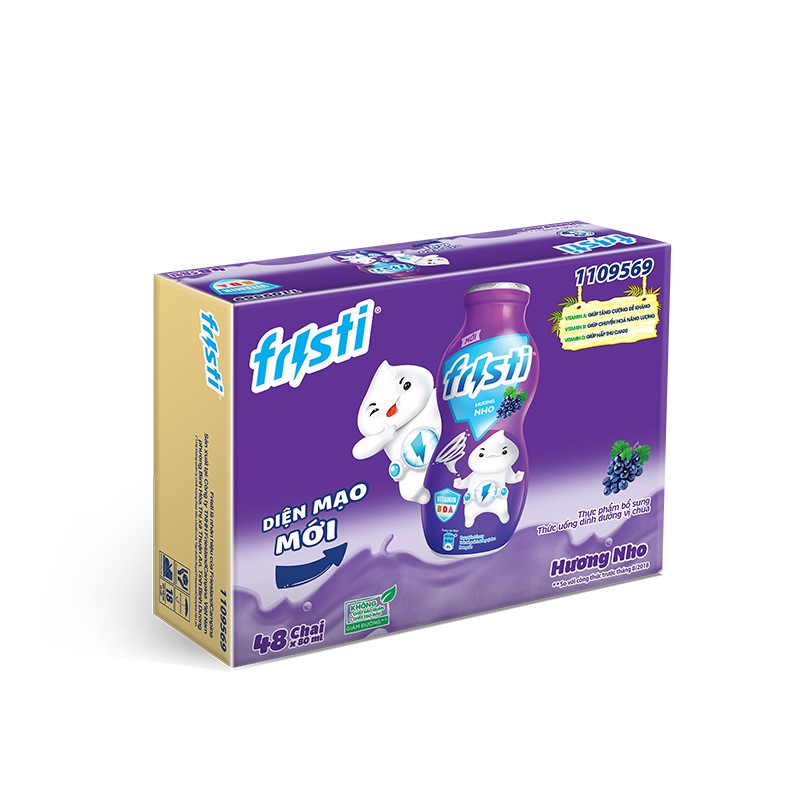 Thùng Fristi Hương Nho 48x80ml