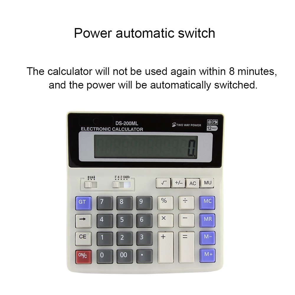 Máy Tính Cầm Tay Đa Năng 12 Chữ Số 200ml