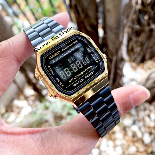 [ QUINN FASHION ] Đồng Hồ Unisex CA SSIO A168 💥FULLBOX💥 Chống Nước Dây Thép Không Gỉ Siêu Bền Đẹp - BH 12 THÁNG | BigBuy360 - bigbuy360.vn