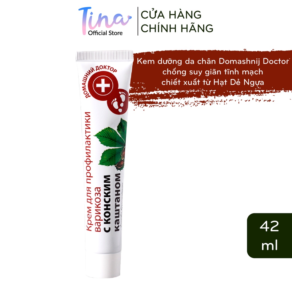 Kem dưỡng da chân Domashnij Doctor chống suy giãn tĩnh mạch 42ml - TN038