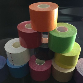 6 cuộn băng dán cơ thể co dãn 5mx5cm ( 6 màu )
