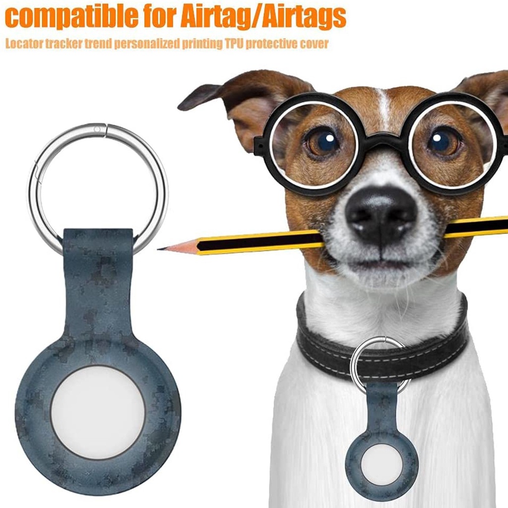 ^ Applewish * -lost for airtags camouflage cover silicone protective sleeve device case ipad / tablet case