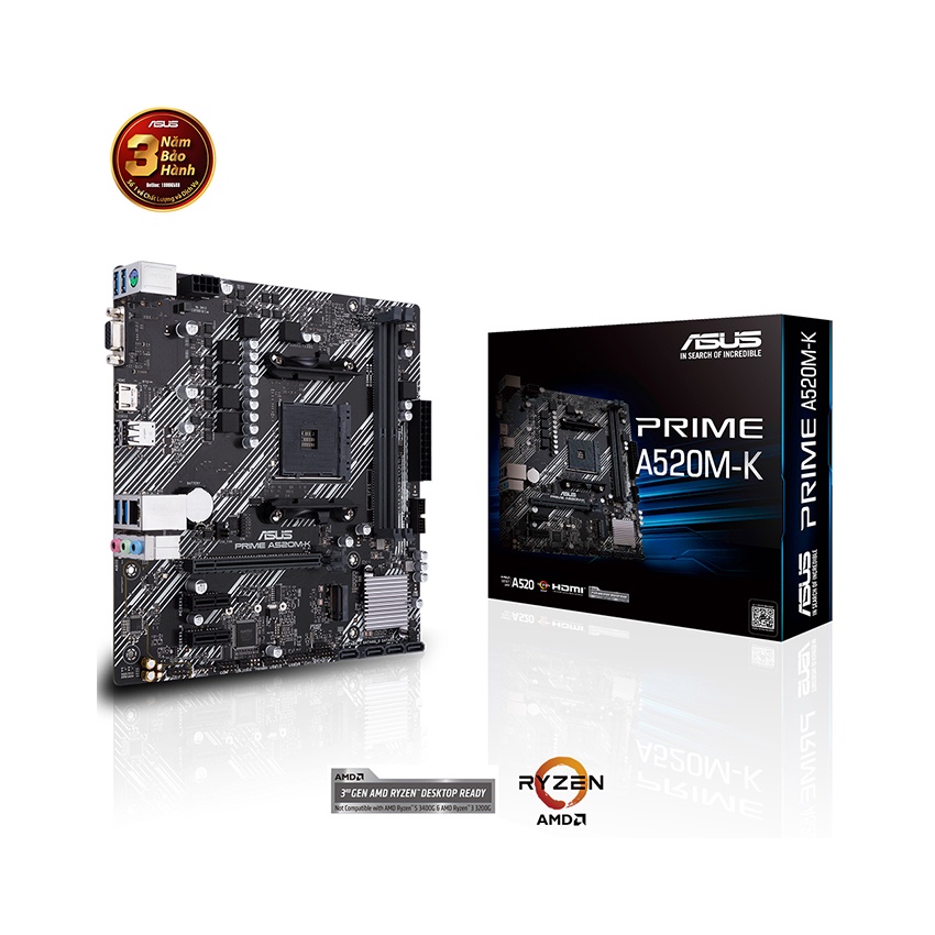 Mainboard Asus PRIME A520M-K- Sale lỗ vốn