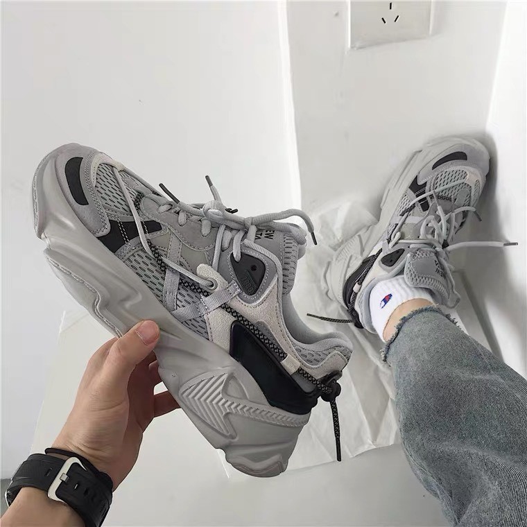 Giày Thể Thao Nam Nữ Sneaker 𝙐𝙡𝙯𝙯𝙖𝙣𝙜 Dây Phản Quang 2 𝙈à𝙪 Đ𝙚𝙣 𝙓á𝙢 Hottrend 2020