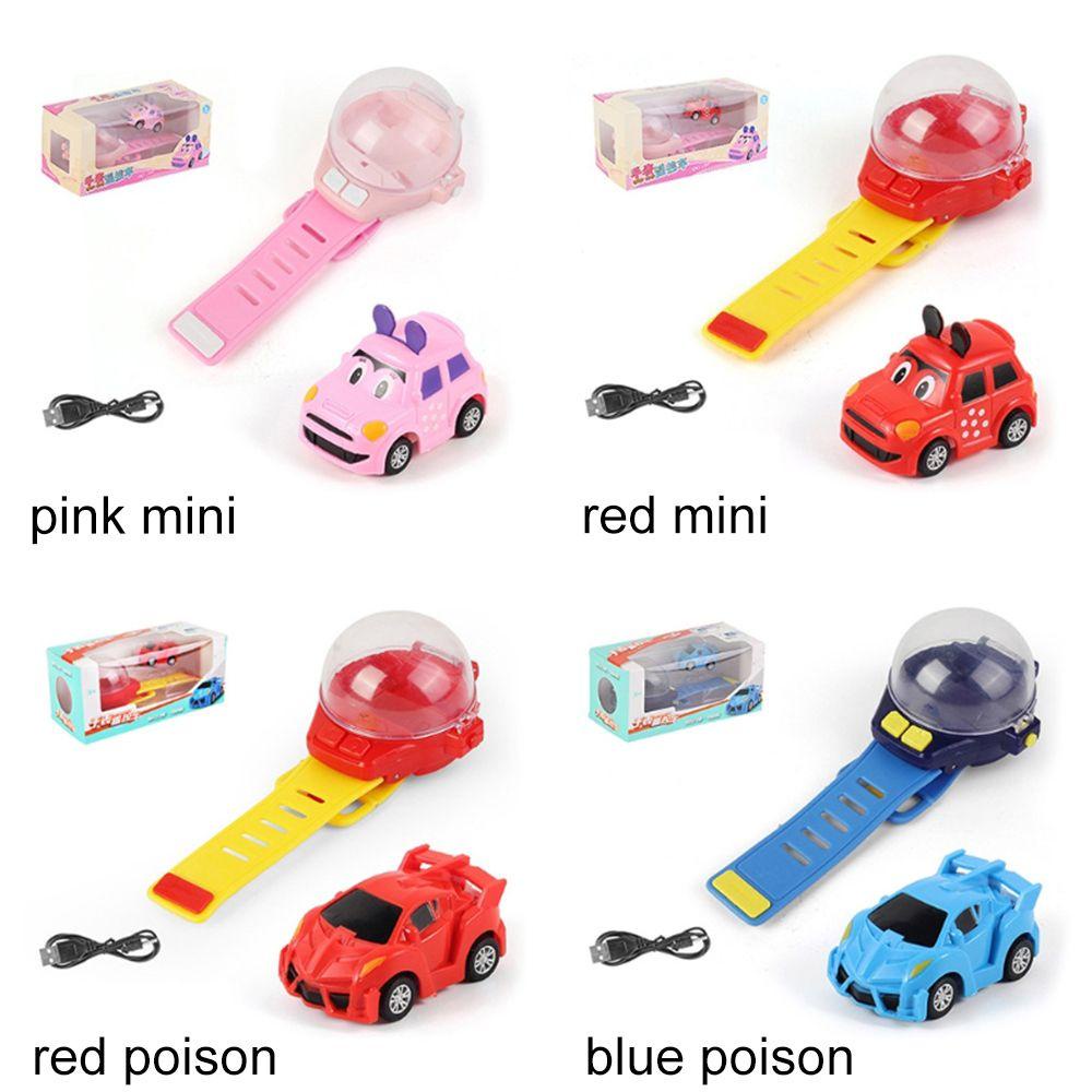 WONDER Mô Hình Xe Hơi Đồ Chơi Điều Khiển Từ Xa Có Dây Đeo Cổ Tay Tháo Rời Được