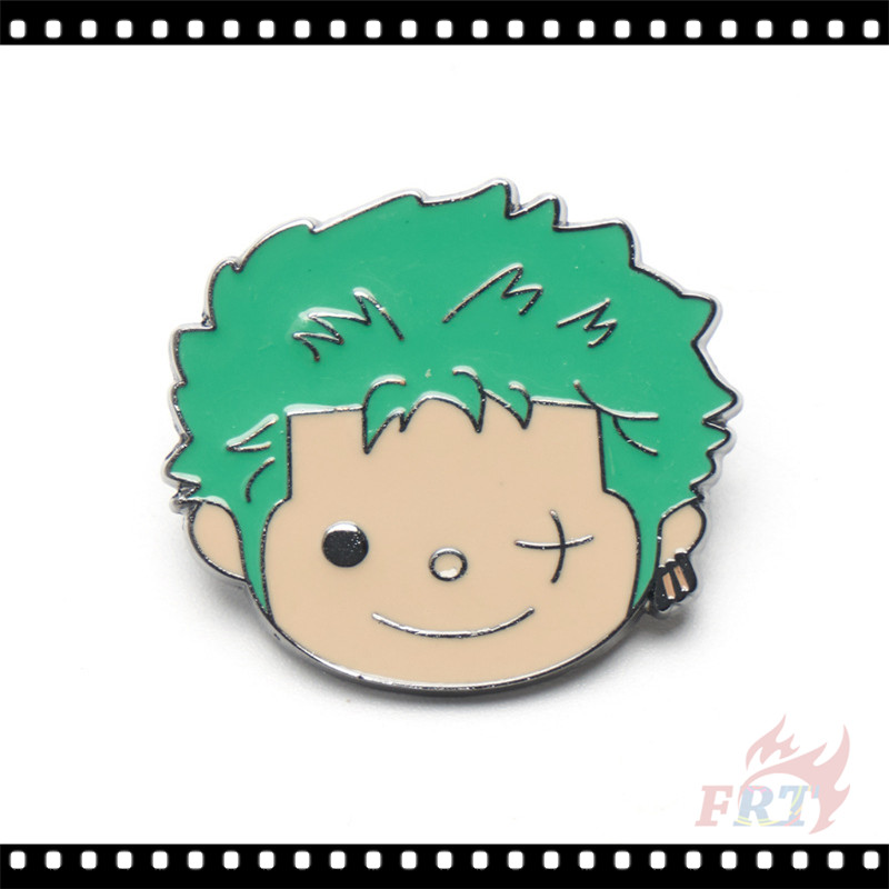 ★ Ghim Cài Áo Hình Nhân Vật Luffy / Zoro / Nami / Robin / Chopper / Sanji / Usopp / Brook / Franky Trong One Piece ★ 1 Huy Hiệu Cài Áo Hình Ba Lô Thời Trang