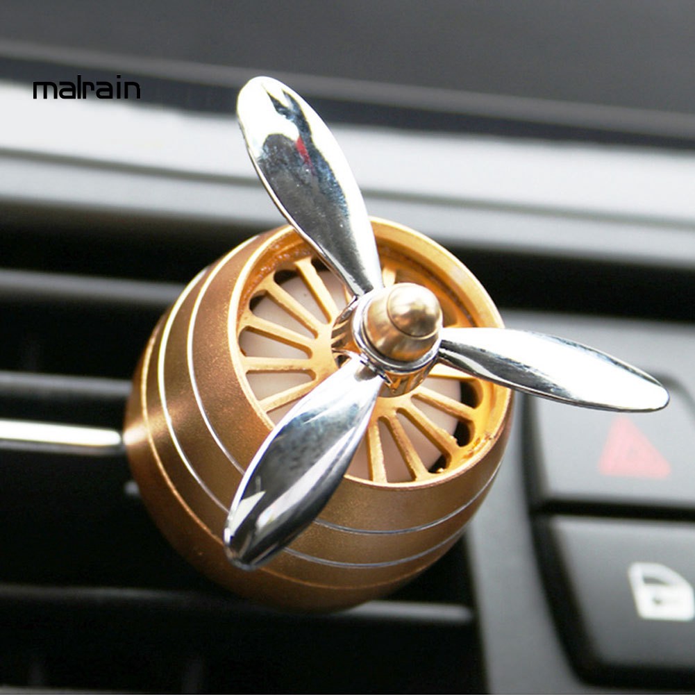 Quạt Khuếch Tán Hương Thơm Có Đèn led Và Kẹp Gắn Lỗ Thông Gió Xe Hơi