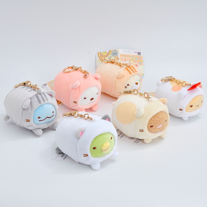 Móc Khóa Hình Tôm Chiên Mèo Sumikko Handmade