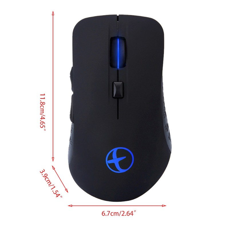 Utake USB Rechargeable Bluetooth Mouse Dual Mode 2.4GHz Wireless and Bluetooth Mouse for Laptop Desktop Computer Notebook PC Tablet