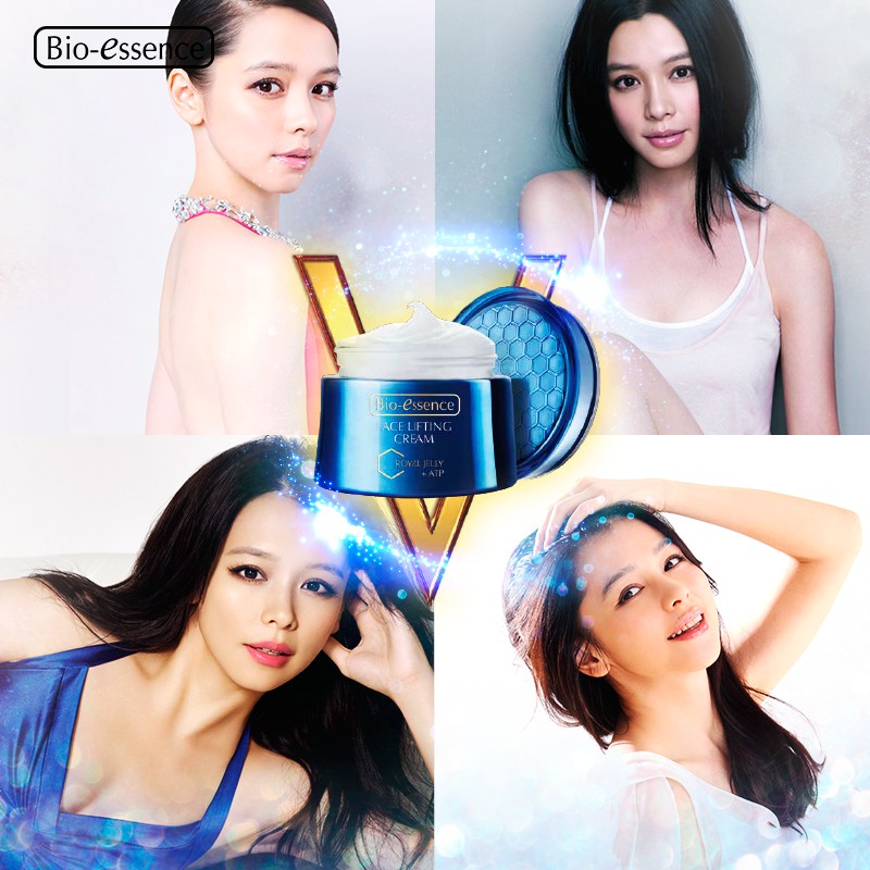 Kem Dưỡng Da, Hỗ Trợ Nâng Cơ Mặt Bio Essence Face Lifting Cream Royal Jelly +ATP - 40g
