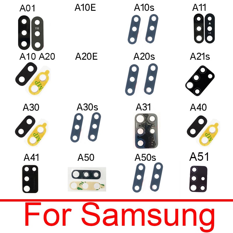 Ốp bảo vệ camera sau cho Samsung A01 A10E A10S A11 A10 A20 A20E A20S A21S A30 A30S A31 A40 A41 A50 A50S A51