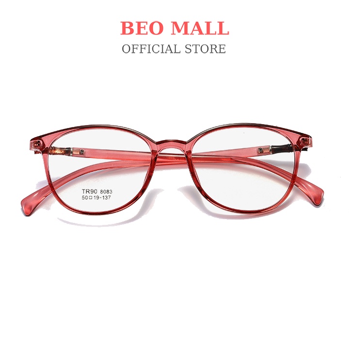 Gọng kính cận nữ BEOMALL thiết kế trẻ trung siêu sang trọng thanh mảnh và thời trang cá tính nhất 8083
