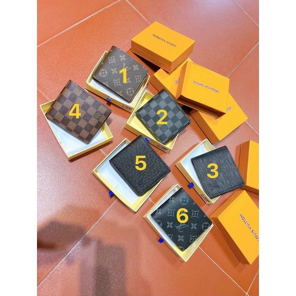 Ví lv nam hộp rút