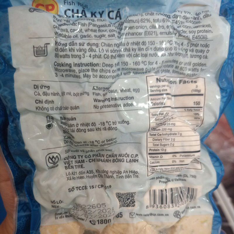 Chả ky cá CP