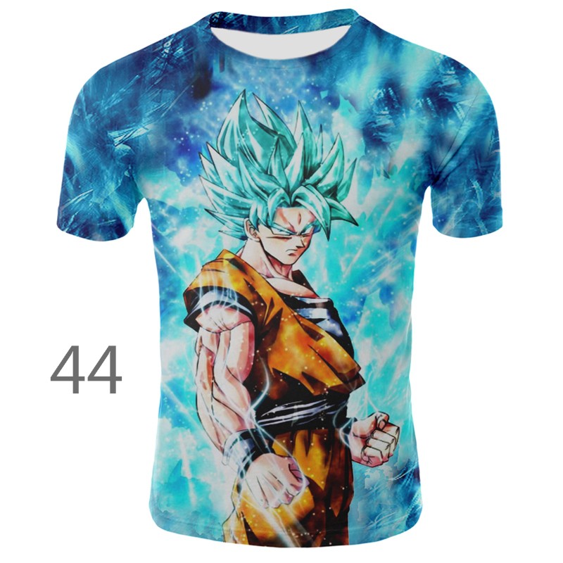 Áo Thun Tay Ngắn In Hoạt Hình Dragon Ball Thời Trang Mùa Hè Cho Nam