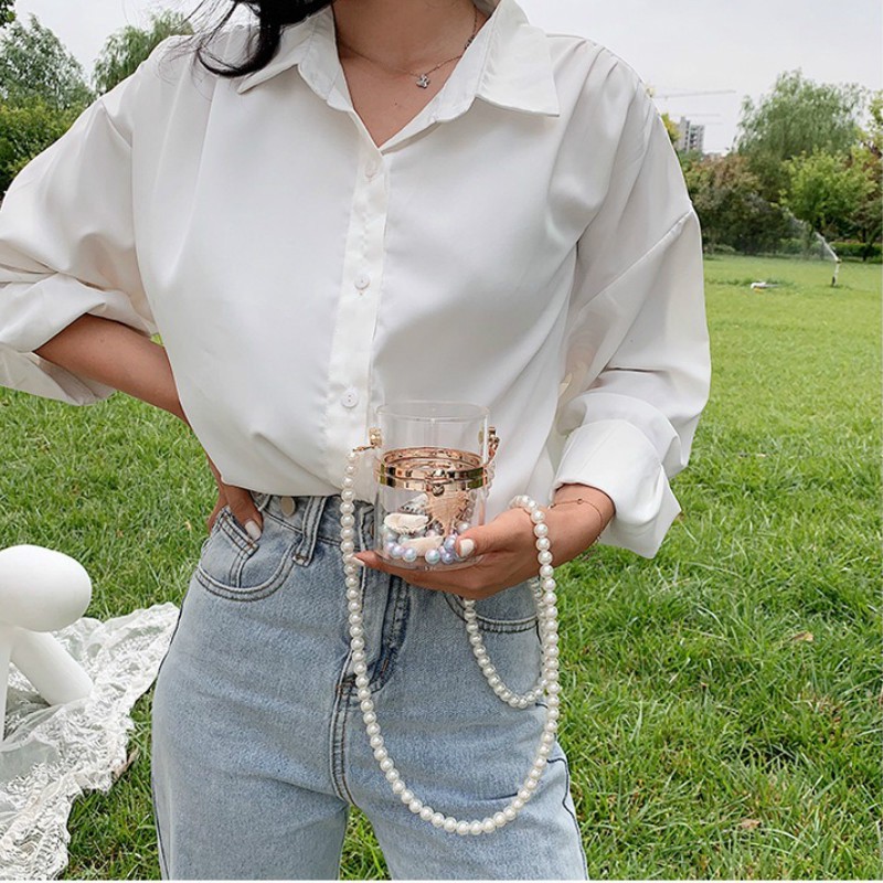 Túi xách nữ trong suốt，Túi đeo vai | BigBuy360 - bigbuy360.vn