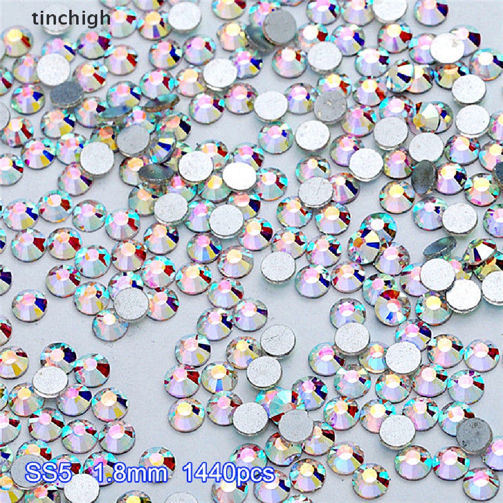 Hộp 1440 Hạt Kim Cương Giả 3D Trang Trí Móng Tay DIY Mới