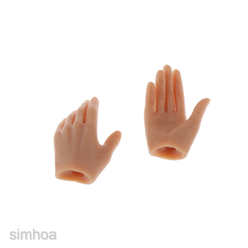 Bộ 2 Mô Hình Bàn Tay Tự Nhiên Tỉ Lệ 1 / 6 12inch
