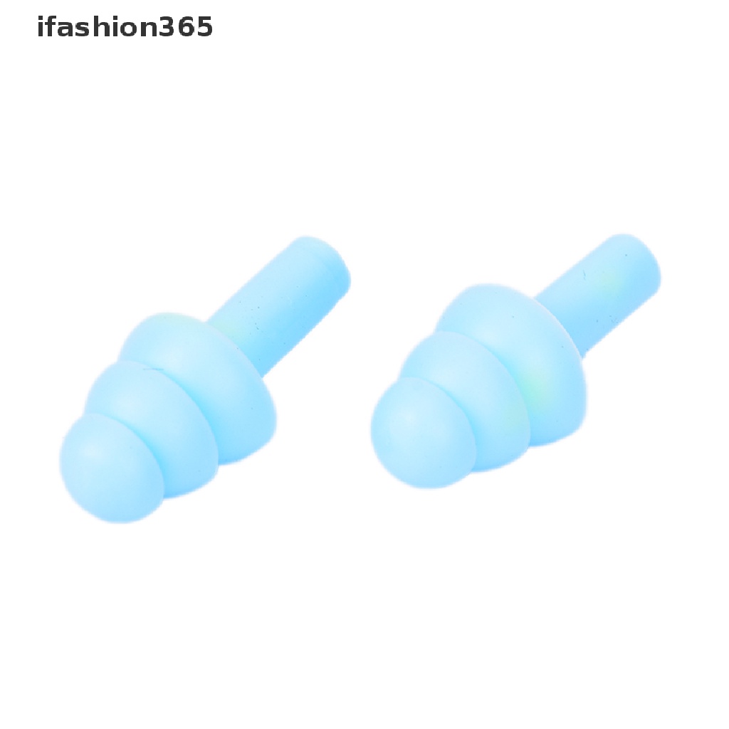 Set 10 Cặp Nút Bịt Tai Bằng Silicon Mềm Chống Ồn Khi Bơi Lội