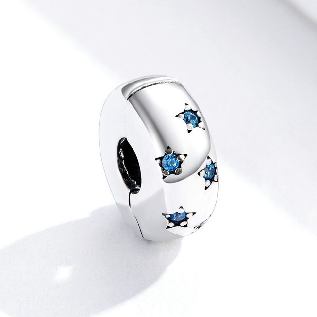 Hạt Trang Sức Bamoer SCC985 Làm Từ Bạc S925 Dùng Tự Làm Vòng Tay