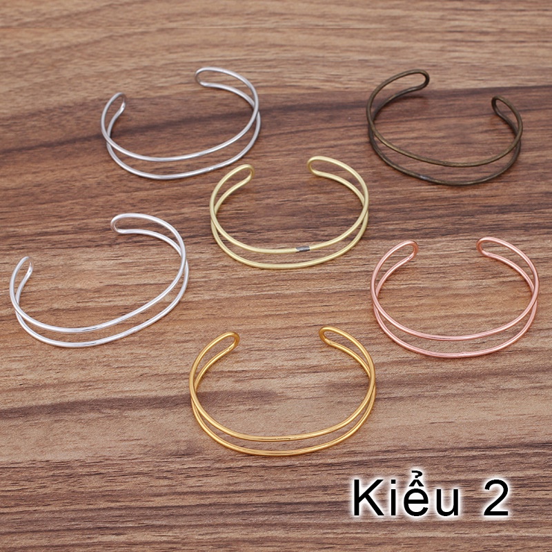 1 vòng làm kim quan cài búi tóc 60mm nguyên liệu làm trâm làm trang sức cổ trang cosplay cổ phục có màu KC