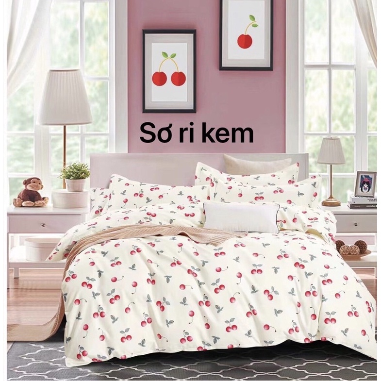 SALE Bộ ga gối cotton Hàn Quốc 4 món size 1m-1m8 nệm 3-15cmÔM DÂY KHOÁ | BigBuy360 - bigbuy360.vn