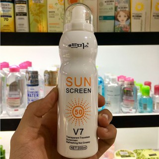 Kem Chống Nắng Dạng Xịt V7