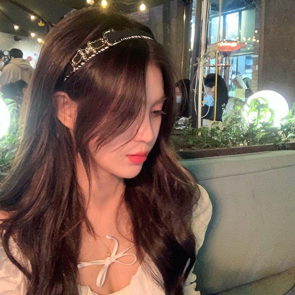 Băng Đô Cài Tóc Phối Dây Xích Thời Trang Tinh Tế Cho Nữ