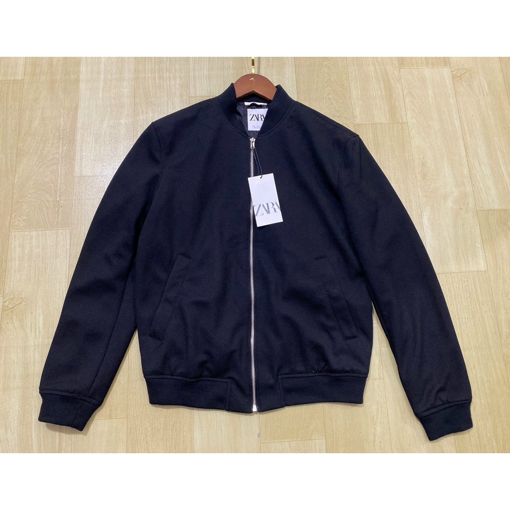 Áo bomber nam vải pique