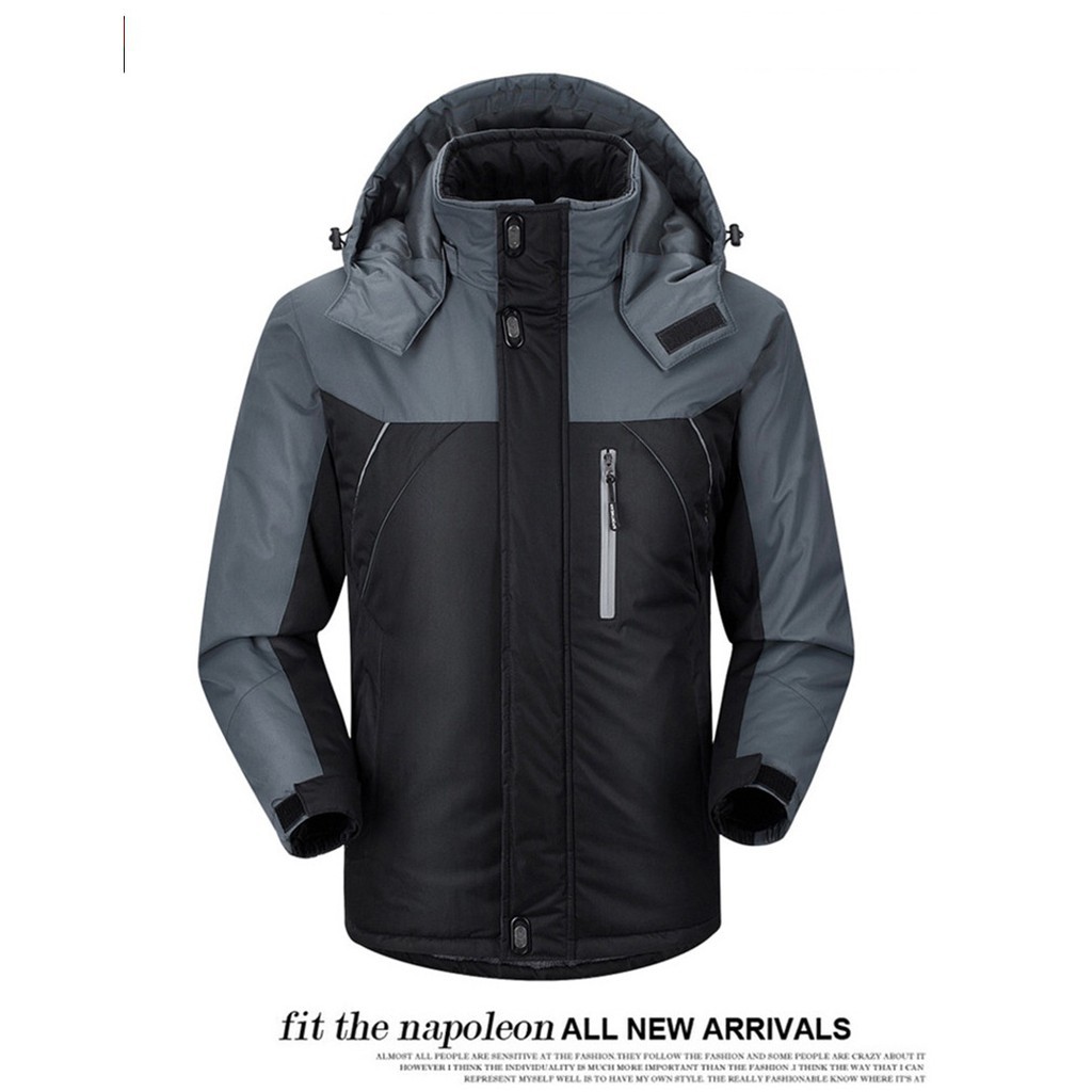 Áo ấm cho ông, áo khoác lót nỉ nhung dày