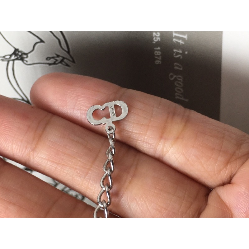 Dây chuyền vintage Dior-logo CD