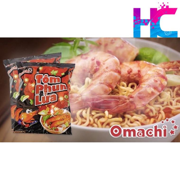 Mì Omachi Tôm Phun Lửa gói 77g