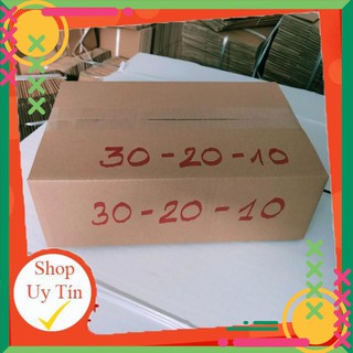Combo 20 Hộp Carton 30x20x10 - Thùng Giấy Carton Giá Rẻ HCM