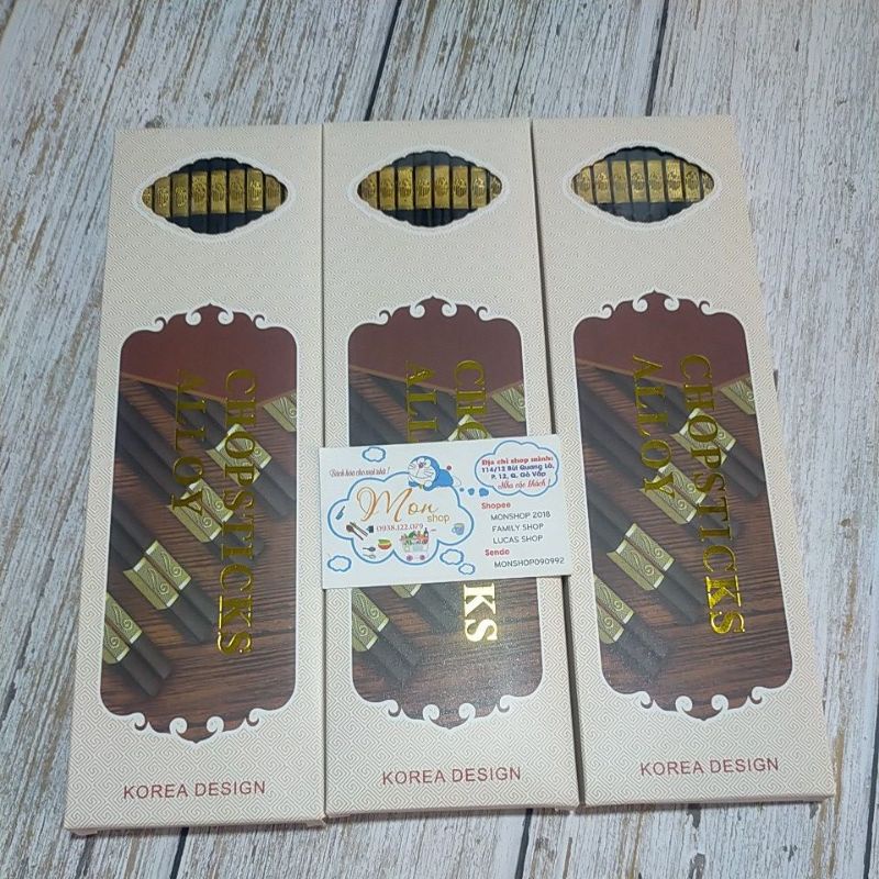 Đũa Đen Hoàng Gia Mạ Vàng, Mạ Bạc