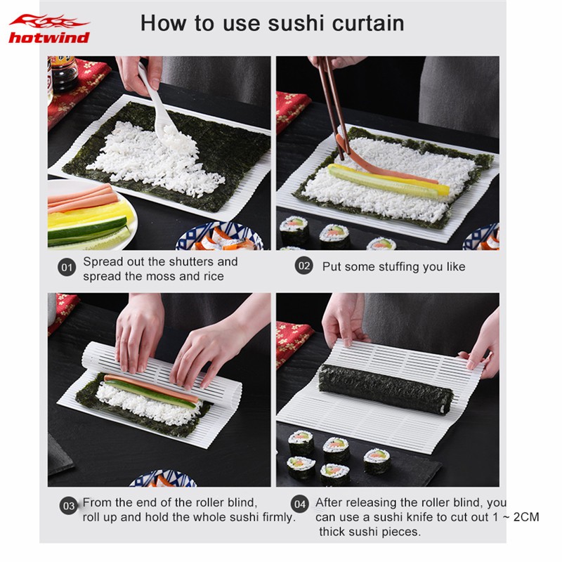 Thảm cuộn sushi thủ công linh hoạt