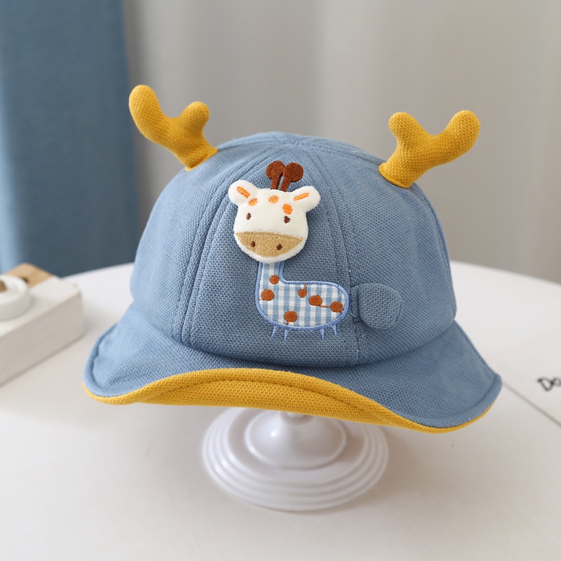 [Ảnh Thật] Mũ Tai Bèo Họa Tiết Hoạt Hình Phong Cách Hàn Quốc Cho Bé