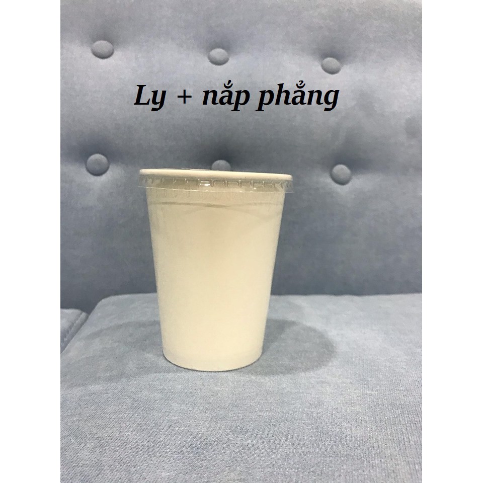 Ly giấy Kleur - Set 10 Ly lạnh 12oz EU 400ml - Trắng