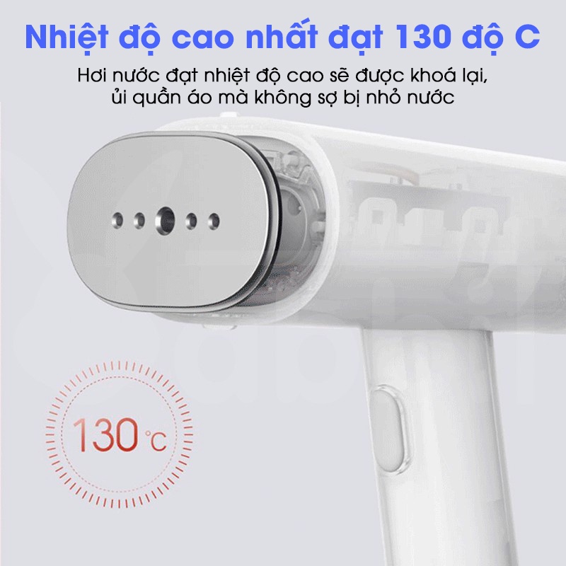 [HÀNG CHÍNH HÃNG] Máy ủi Hơi Nước Cầm Tay Xiaomi Mijia MJGTJ01LF mini